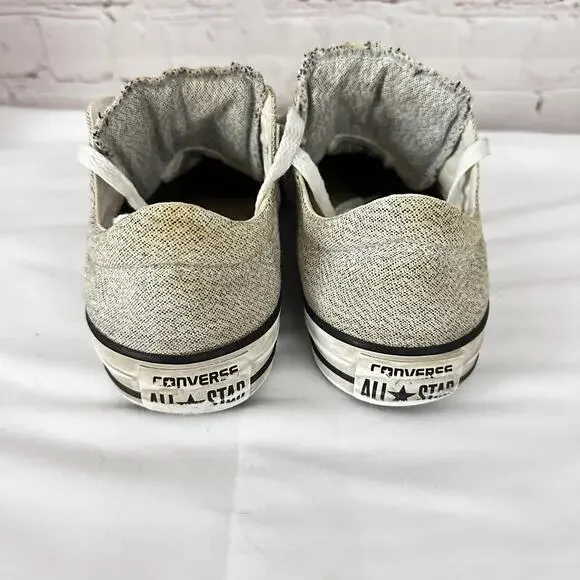 Converse All Star Women’s Sneakers Size 8.5 Light Gray Casual - Picture 3 of 6